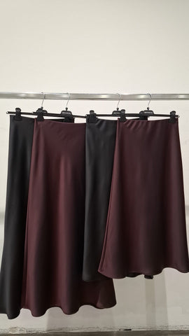 Sukňa Satin Burgundy